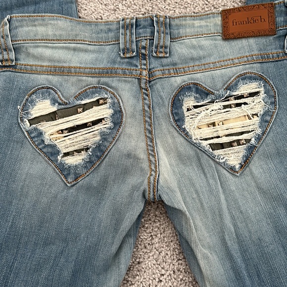 Frankie B heart jeans - Picture 2 of 13